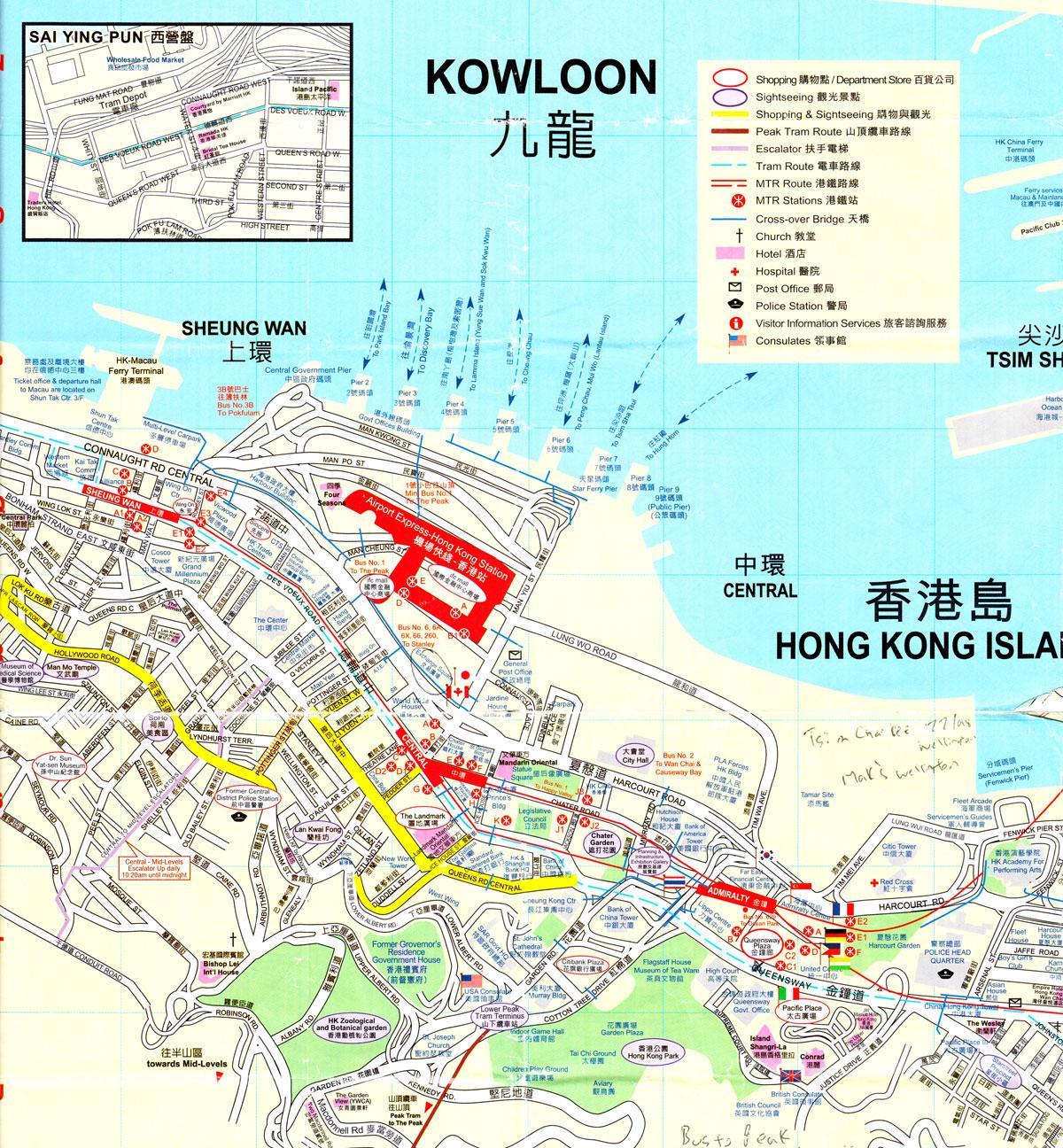 port of Hong Kong რუკა
