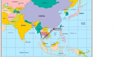 Hong Kong რუკა აზია