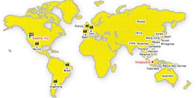 Hong Kong მდებარეობა მსოფლიო რუკა