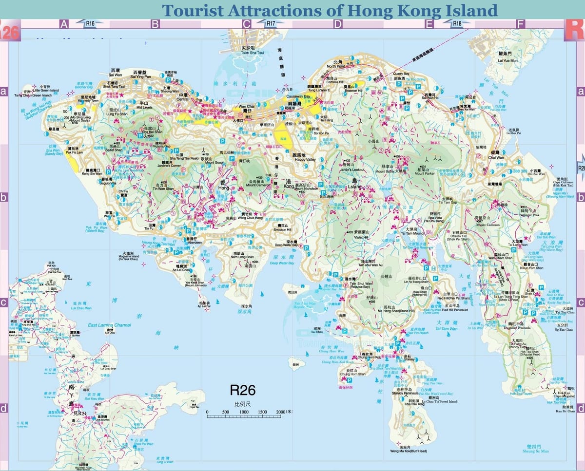 Hong Kong რუკაზე