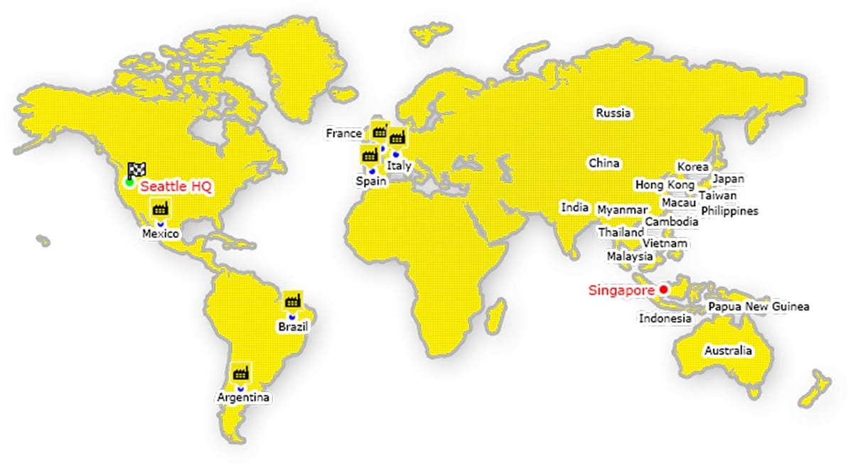 Hong Kong მსოფლიო რუკაზე