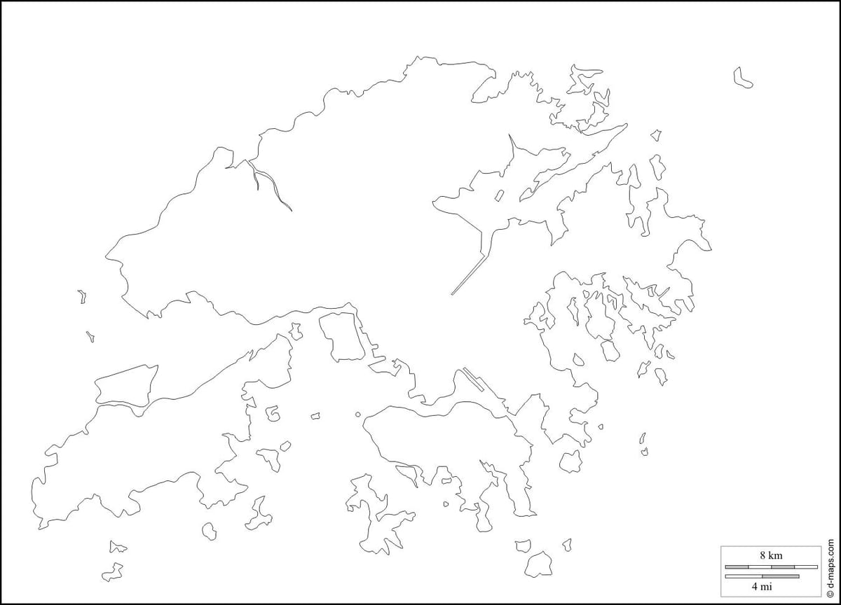 Hong Kong რუკის მონახაზი