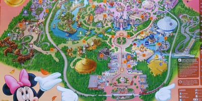 Hong Kong Disney რუკა