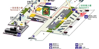 Hongkong აეროპორტის რუკა