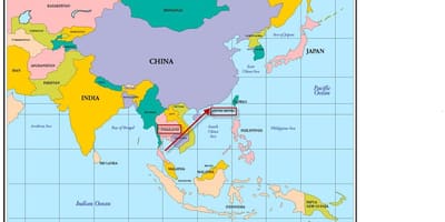 Hong Kong რუკა აზია