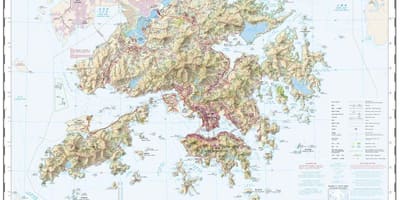 ტოპოგრაფიული რუკა Hong Kong