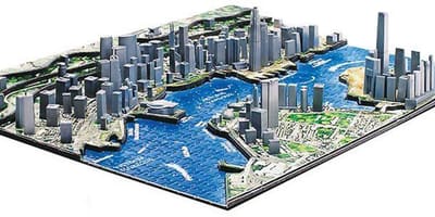 3d რუკა Hong Kong