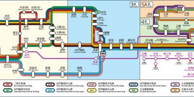 HK რკინიგზის რუკა