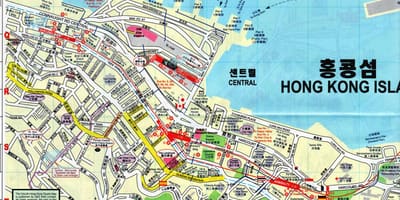 რუკა Sheung Wan, ჰონკონგში